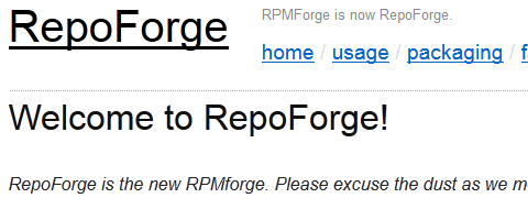 RPMforge/RepoForge