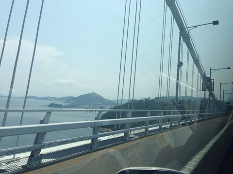 淡路島経由四国行き 明石海峡大橋